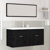 vidaXL Bathroom Cabinet Black Oak 100 x 38.5 x 46 cm Engineered Wood