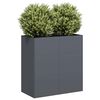 vidaXL Planter Anthracite 80x40x80 cm Cold-rolled Steel