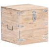 vidaXL Chest 40x40x40 cm Solid Acacia Wood