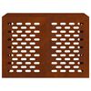 vidaXL Air Conditioner Cover Rusty 100 x 50 x 70 cm Weathering Steel