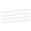vidaXL Wall Shelves 4 pcs White 80x9x3 cm