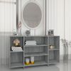 vidaXL Sideboard Grey Sonoma 120x30x75 cm Engineered Wood