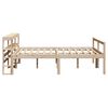 vidaXL Senior Bed with Headboard without Mattress 140x200 cm