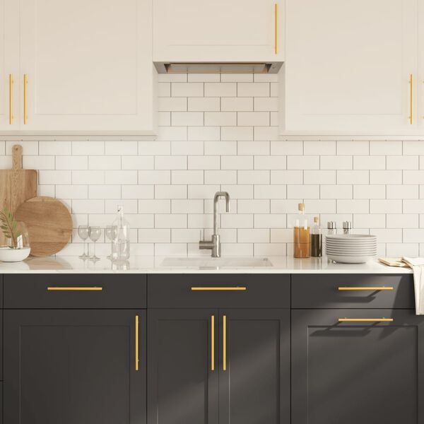 vidaXL Cabinet Handles 20 pcs Gold 160 mm Stainless Steel