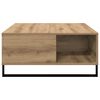 vidaXL Coffee Table Artisan Oak 80 x 80 x 36.5 cm Engineered Wood