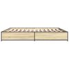vidaXL Bed Frame without Mattress Sonoma Oak 200x200 cm