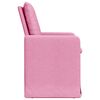 vidaXL Dining Chairs 2 pcs Pink 57 x 67 x 98 cm Fabric