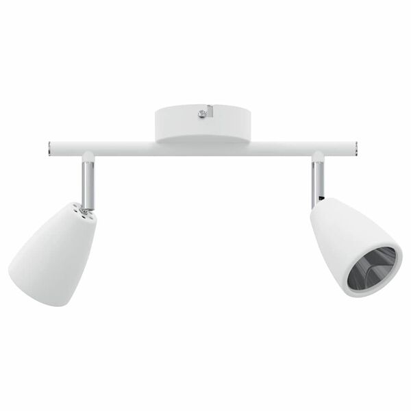 vidaXL Ceiling Spotlight with Spotlights White 25.5 x 8 x 16 cm Metal
