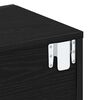vidaXL Bedside Cabinet with Drawer 2 pcs Black oak 46 x 29.5 x 30 cm