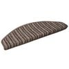 vidaXL Self-adhesive Stair Mats 15 pcs Brown 65 x 21 x 4 cm