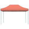 vidaXL Party Tent Folding Terracotta 279 x 410 x 315 cm Oxford Fabric