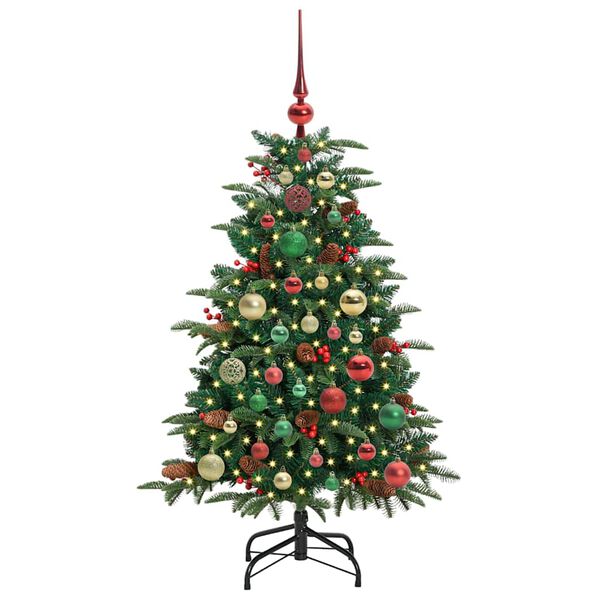 vidaXL Artificial Christmas Tree with 150 LEDs with Stand Green 120 cm