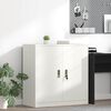 vidaXL Storage Cabinet White 90 x 40 x 90 cm Steel
