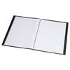 rillstab Display Book A4 20 Pockets with Frontview Black