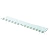 vidaXL Shelves 2 pcs Panel Glass Clear 110x15 cm