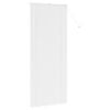 vidaXL Window Blind with Curtains Manual White Aluminium