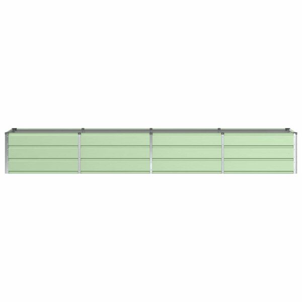 vidaXL Planter Green 320 x 80 x 45 cm Steel