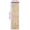 vidaXL Insect Curtain Beige 56x185 cm Chenille