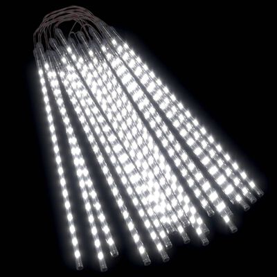 vidaXL Meteor Lights 20 pcs 50 cm Cold White 720 LEDs Indoor Outdoor