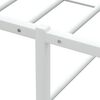 vidaXL Bed Frame without Mattress White 120x200 cm Metal