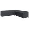 vidaXL Furniture Cover Black 300 x 300 x 80 cm 600D Oxford Fbric