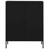 vidaXL Storage Cabinet Black 80x35x101.5 cm Steel
