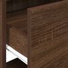 vidaXL Bedside Cabinets with Drawer 2 pcs Brown Oak 51x31x47 cm