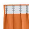 vidaXL Blackout Curtains with Rings 2 pcs Orange 175 x 140 cm