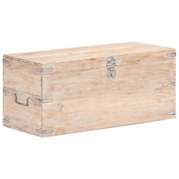 vidaXL Chest 90x40x40 cm Solid Acacia Wood