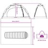 vidaXL Tent with Roof Other Manual Grey and Black 236 x 150 x 136 cm