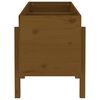 vidaXL Garden Raised Bed Honey Brown 121x50x57 cm Solid Wood Pine