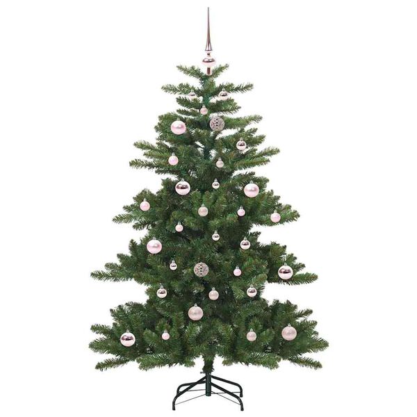 vidaXL Artificial Hinged Christmas Tree Green 150 cm PVC and Steel