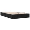 vidaXL Ottoman Bed Frame without Mattress Black Double Fabric