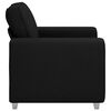 vidaXL Sofa Black 100 x 77 x 82 cm Fabric