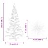 vidaXL Christmas Trees with Stand Brown 150 cm Solid pine wood