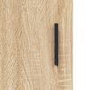 vidaXL Wall Mounted Cabinet Sonoma Oak 69.5x34x90 cm