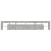 vidaXL TV Cabinet with LED Lights Concrete Grey 230x36.5x40 cm