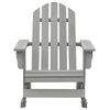 vidaXL Garden Rocking Chair Wood Grey
