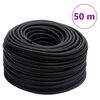 vidaXL Hybrid Air Hose Black 0.6" 50 m Rubber and PVC