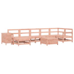 vidaXL 9 Piece Garden Sofa Set Solid Wood Douglas Fir
