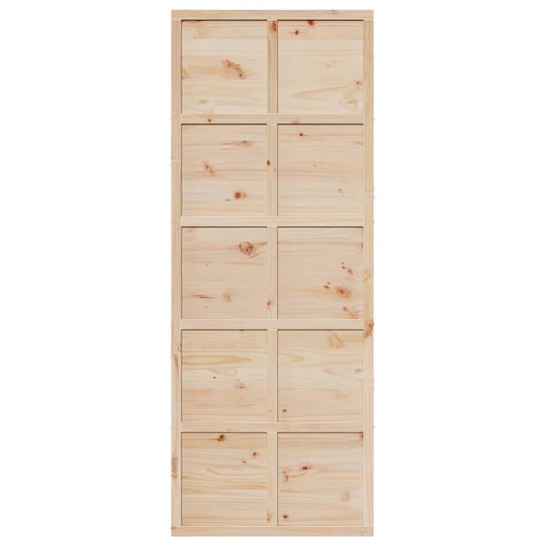 vidaXL Barn Door 80x208 cm Solid Wood Pine