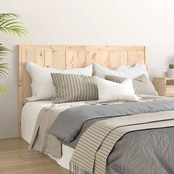 vidaXL Bed Headboard 155.5x4x100 cm Solid Pine Wood