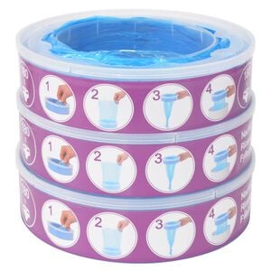 vidaXL Refill Cassettes for Angelcare Diaper Genie 3 pcs