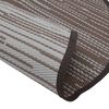 vidaXL Outdoor Carpet ARAKIL Brown Ø120 cm PP