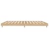 vidaXL Bed Frame without Mattress Sonoma Oak 180x200 cm Super King Engineered Wood