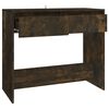vidaXL Console Table Smoked Oak 89x41x76.5 cm Engineered Wood