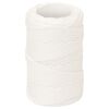 vidaXL Multipurpose Utility Rope 2 mm 50 m White PP 27 kg Max Load