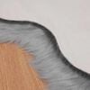 vidaXL Faux Sheepskin Rug Tafalla Grey 80 x 120 cm Polyester