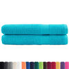vidaXL Premium Towels SOLUND 2 pcs Turquoise 100x200 cm 600 gsm