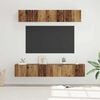 vidaXL TV Cabinet Set Wall-mounted 5 pcs Old Wood Engineered Wood
